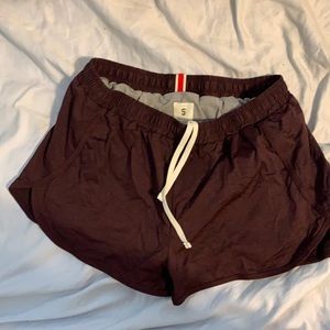 Tracksmith Maroon Women’s Shorts